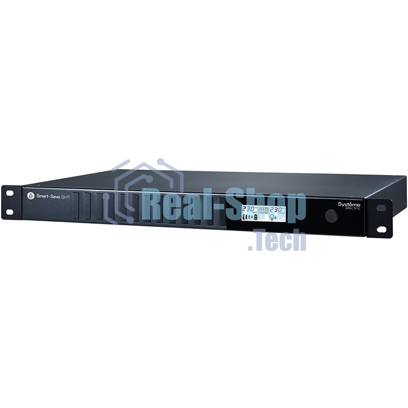 Источник бесперебойного питания Systeme Electriс Smart-Save SMT, 750VA/450W, RM 1U, Line-Interactive, LCD, Out: 230V 4xC13, SNMP Intelligent Slot, USB, RS-232