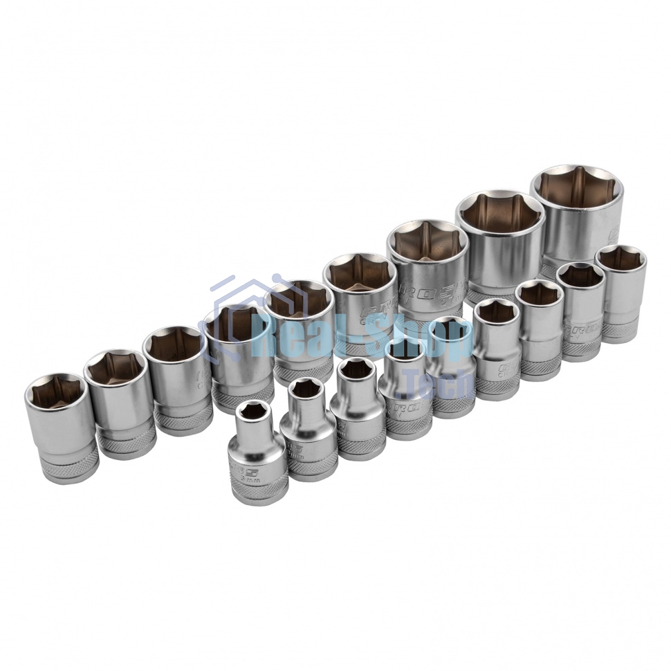 Набор инструментов Gross 115 пред., 120 зубьев, CrV, 1/4