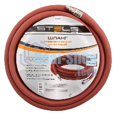 Шланг пневматический резиновый Stels 57021 10x16мм, 24 бар, армированный, быстросъем, 10 м