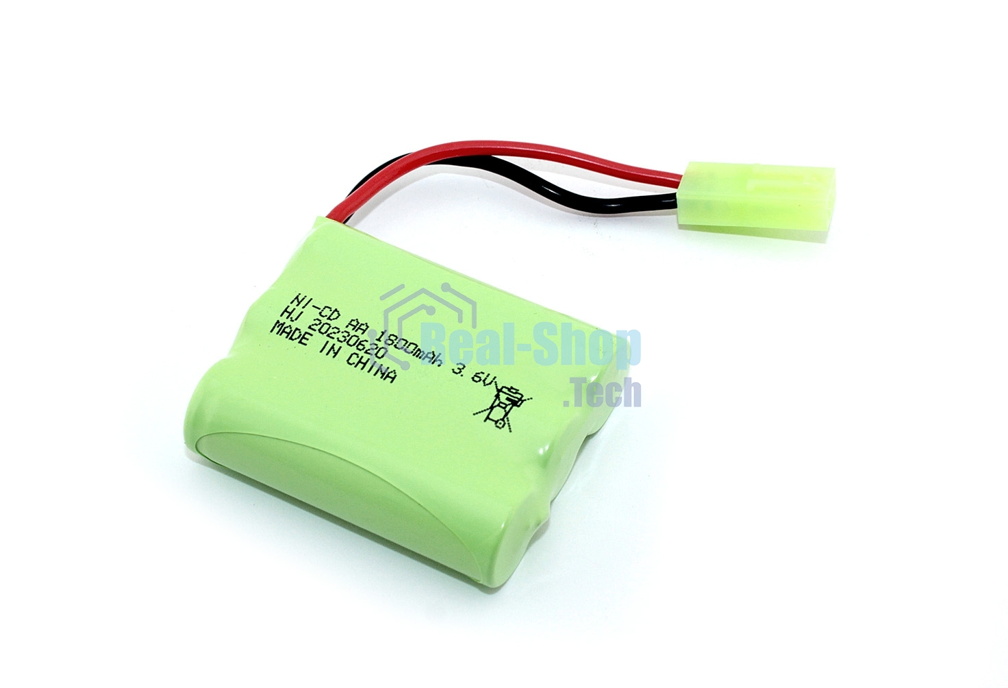 Аккумулятор Ni-Cd 3.6V 1800mAh AA Flatpack разъем Tamiya plug