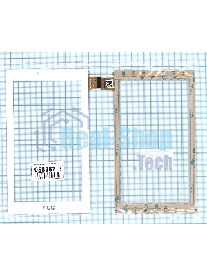 Сенсорное стекло (тачскрин) WJ851-FPC V1.0, белое