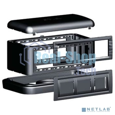 Башенка напольная BUS черный ДКС 09090