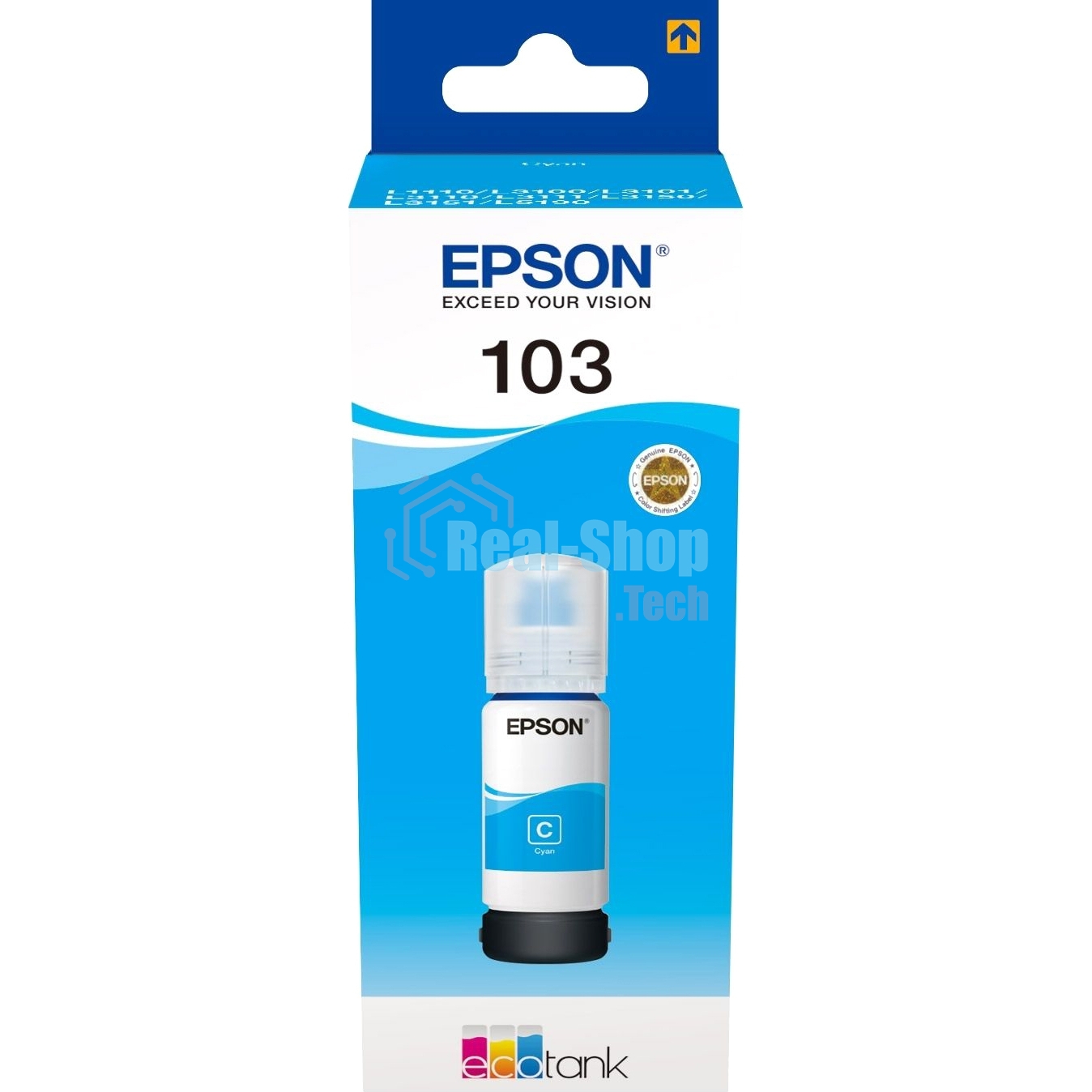 Контейнер с голубыми чернилами Epson C13T09C24A