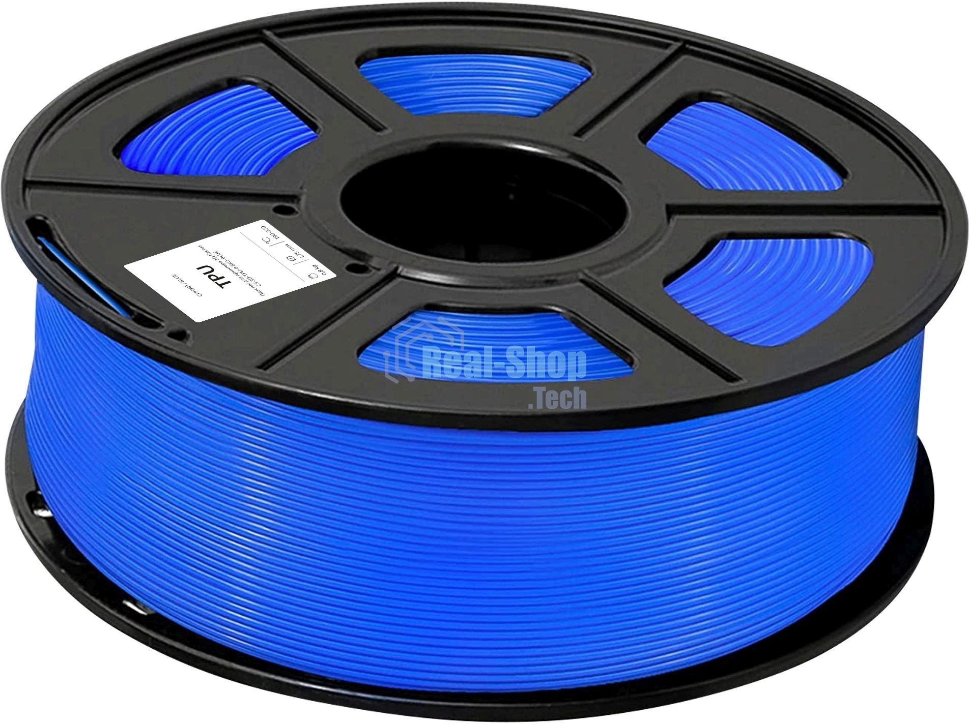 Пластик для принтера 3D Cactus CS-3D-TPU-0.8KG-BLUE TPU d1.77мм 0.8кг 1цв.