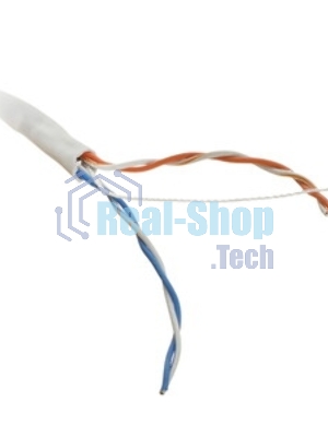 Кабель витая пара PROconnect U/UTP cat.5e 2х2х24AWG solid CCA PVC сер. (м)