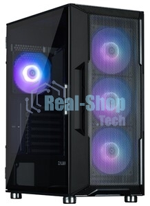 Компьютерный корпус ZALMAN MidiTower I3 NEO ARGb V2 black (ATX, без БП, 2xUSB3.0, 4x120мм ARGb) (Zalman i3 NEO ARGb V2 Black)