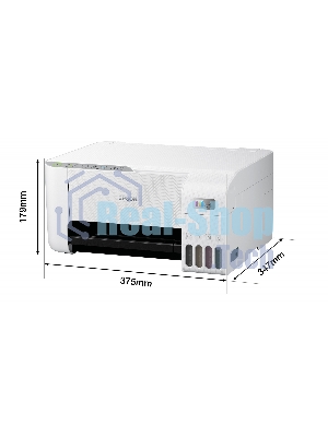 МФУ струйное Epson L3256 (C11CJ67407/C11CJ67414/C11CJ67421/C11CJ67519/C11CJ67504/C11CJ67524/C11CJ67516), A4 цветное, печ. до 10 стр/мин. (ч/б) до 5 стр/мин. (цвет), 1440 x 5760 dpi (печать) 1200x2400dpi (скан.), USB, Wi-Fi