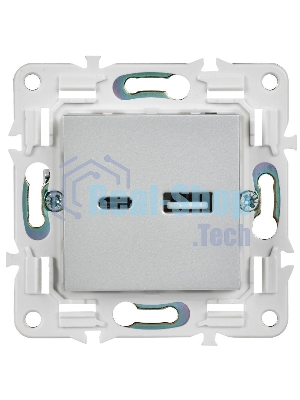 SKANDY Розетка USB A+C 3,1А SK-R14S серебряный  | SK-U22-D31-K23 | IEK