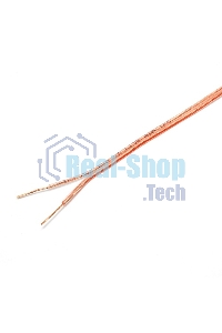 Акустический кабель Cablexpert CC-TC2x0,75-50M, прозрачный, 50 м, на катушке