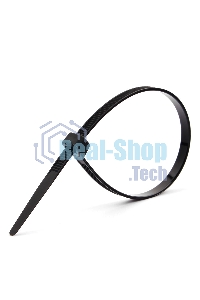 Стяжки NYT-200x4.8В пластиковые 200 мм х 4.8 мм, черные (100 шт.)