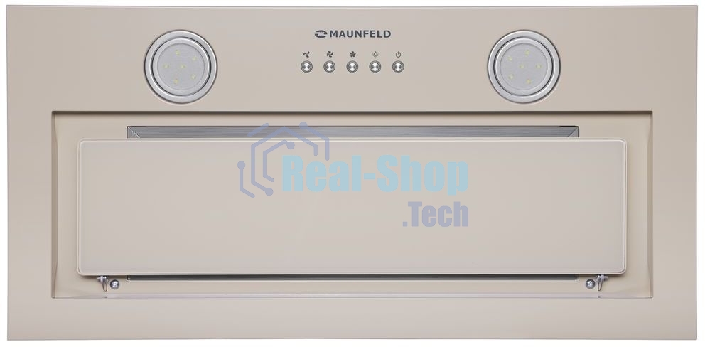 Вытяжка встраиваемая Maunfeld TRAPEZE 602IG бежевый, 60 см, 1150 куб. м/ч, 54 дБ