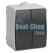 Выключатель 2-кл. ОП ФОРС 10А IP54 сер. ВС20-2-0-ФСр ИЭК EVS20-K03-10-54-DC