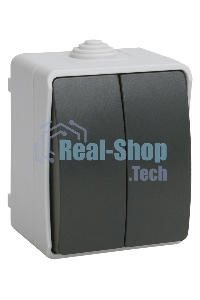 Выключатель 2-кл. ОП ФОРС 10А IP54 сер. ВС20-2-0-ФСр ИЭК EVS20-K03-10-54-DC