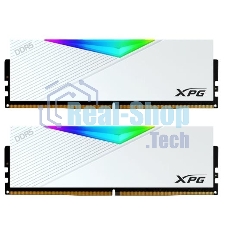 Оперативная память XPG Lancer, DDR5, 32Gb (2x16Gb), 6000MHz, CL30, DIMM, с радиаторами, RGB, белый