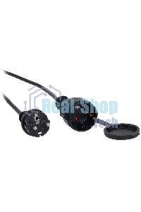 Удлинитель силовой Starwind ST-PS1.20/FRB-16 3x1.0 кв.мм 1 розет. 20 м КГ 16A без катушки черный