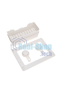 Полка двухъярусная настенная HALSA HLS-F-110W на вакуумной присоске