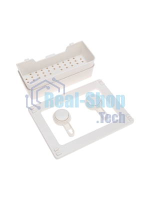 Полка двухъярусная настенная HALSA HLS-F-110W на вакуумной присоске