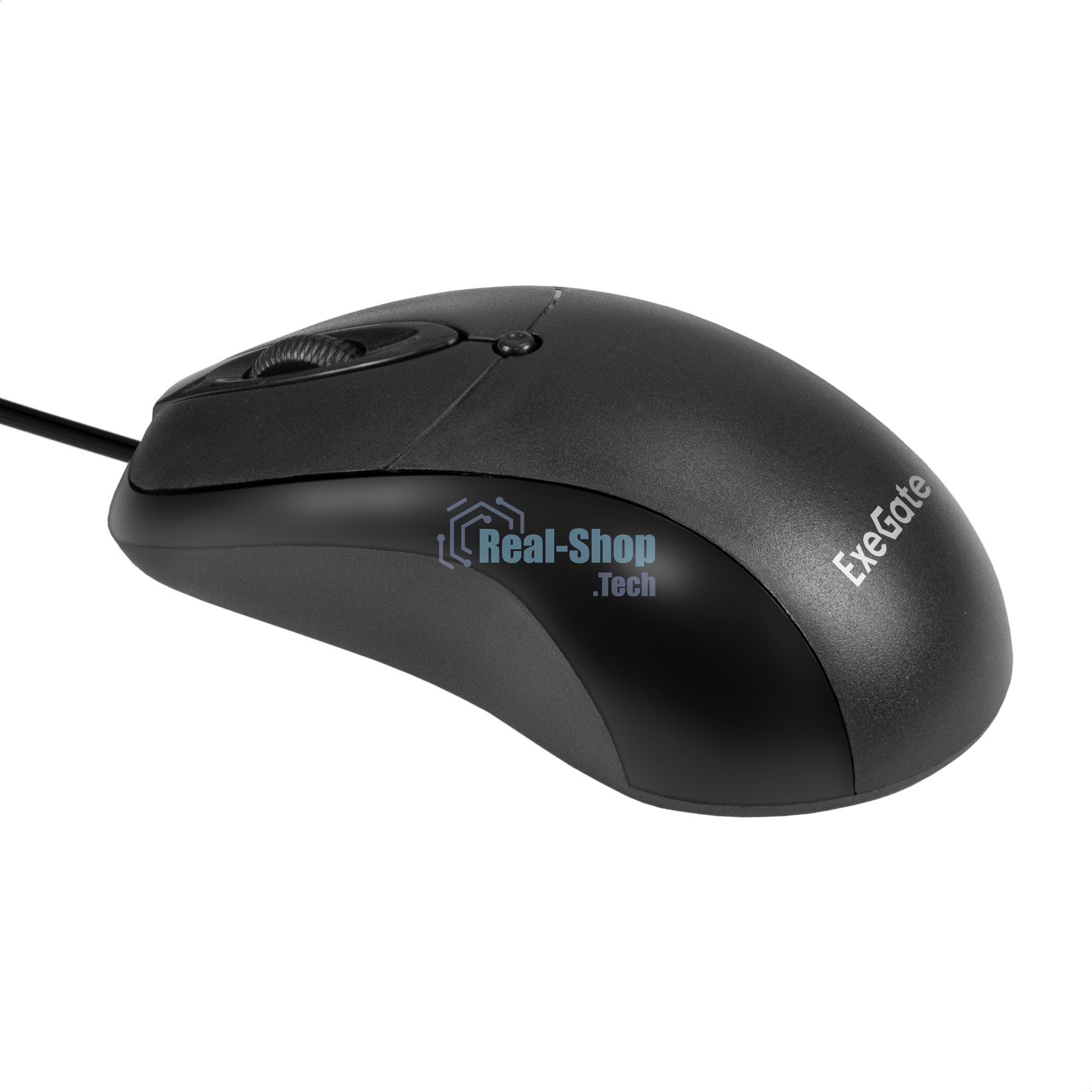 Мышь проводная ExeGate Professional Standard B100L черный, 1000 dpi, USB, кнопки - 3