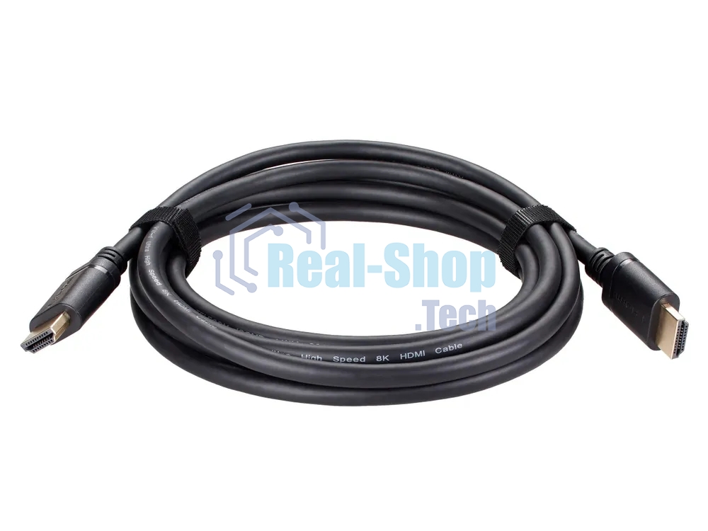 Кабель HDMI 19M/M,ver. 2.1 8KX60Hz (Econom) 1m Telecom TCG245C-1M