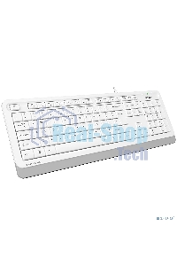 Клавиатура проводная A4Tech Fstyler FK10, USB, белый/серый