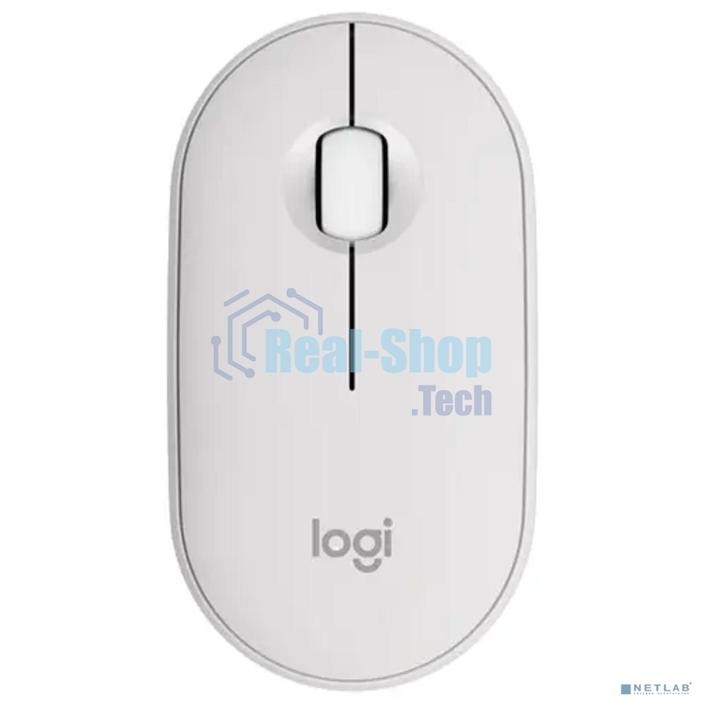 Мышь беспроводная Logitech Pebble 2 M350S белый, 4000 dpi, Bluetooth, кнопки - 3