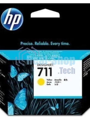 Картридж струйный HP №711 CZ132A желтый для HP DJ T120/T520 (29мл)