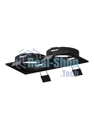 Корпус светильника C6526 SBK черный песок 160*80*H25mm MR16 GU5.3