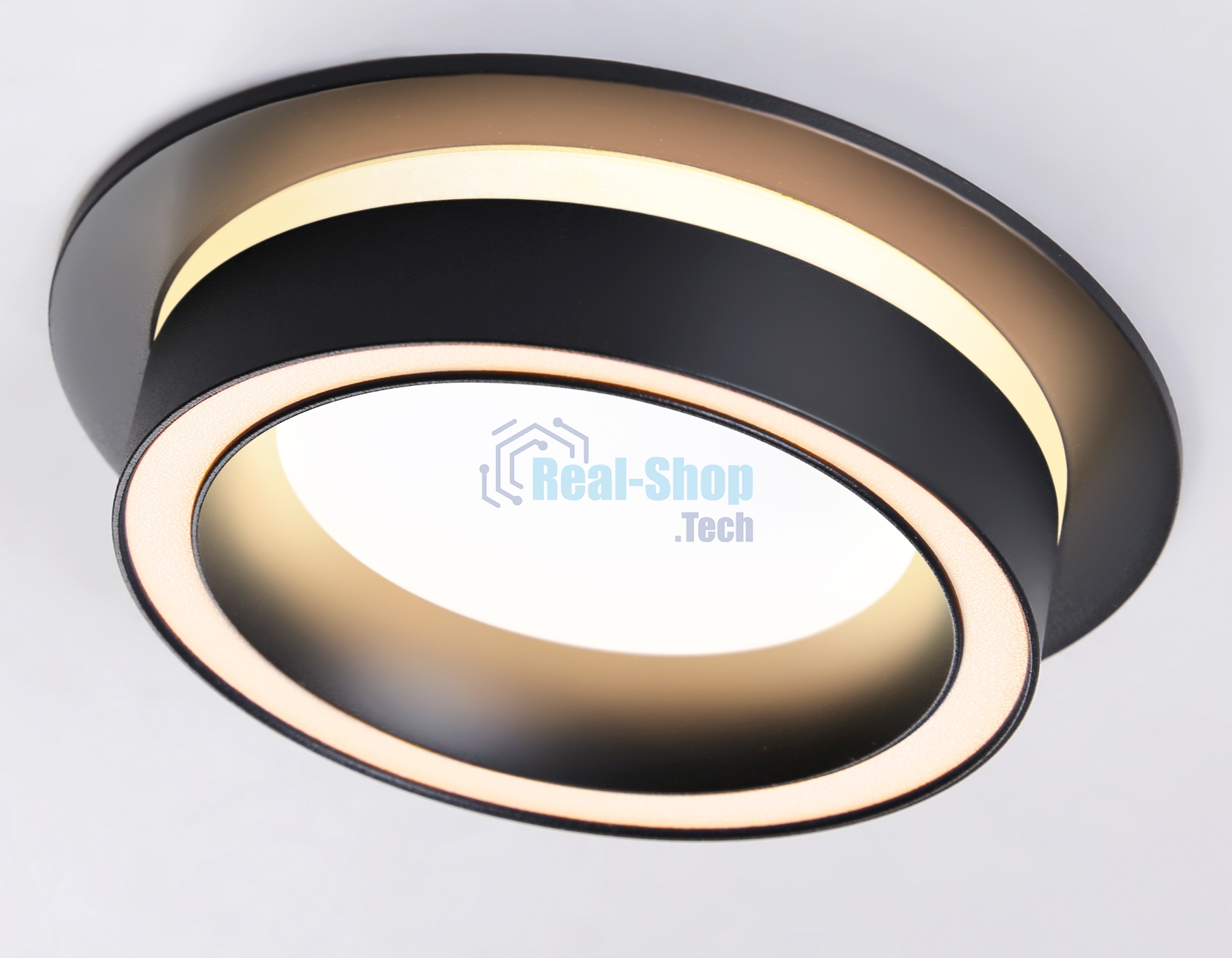 Светильник Ambrella light TN5241 BK черный GX53 D110*42