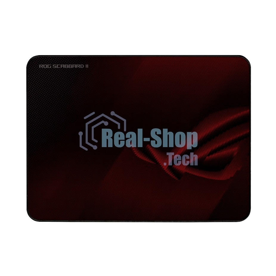Игровой коврик для мыши ASUS ROG Scabbard II medium (360 x 260 x 3 мм, резина, тканый материал, cиликон, 90MP02H0-BPUA00)