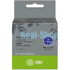 Этикетки Cactus CS-LW-11353 сег.:25x13мм черный белый 1000шт/рул Dymo Label Writer 450/4XL