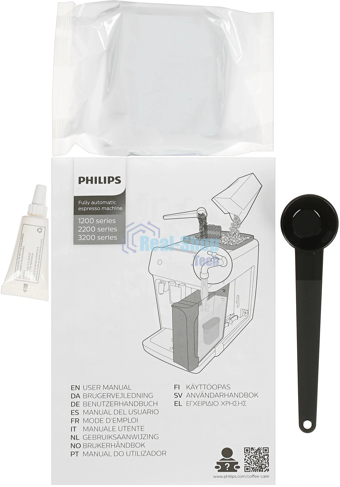Кофемашина автоматическая Philips EP2224/10 черный, исп. кофе - молотый/зерновой, 1.8 л, 1500 Вт, 15 Бар.