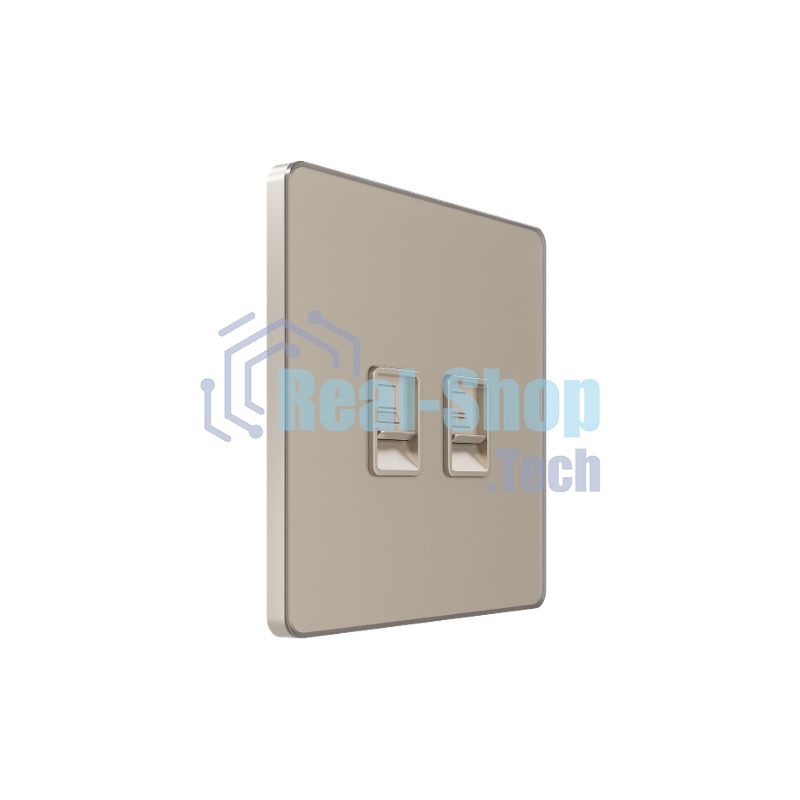 Systeme Electric Systeme Infinity Песчаный берег Розетка информационная RJ-45 кат.5e 2-я