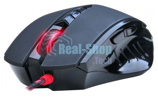 Мышь проводная A4Tech Bloody V8 черный, 3200 dpi, USB, кнопки - 8