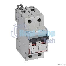 Выключатель автоматический модульный 2п C 40А 6кА DX3-E Leg 407281