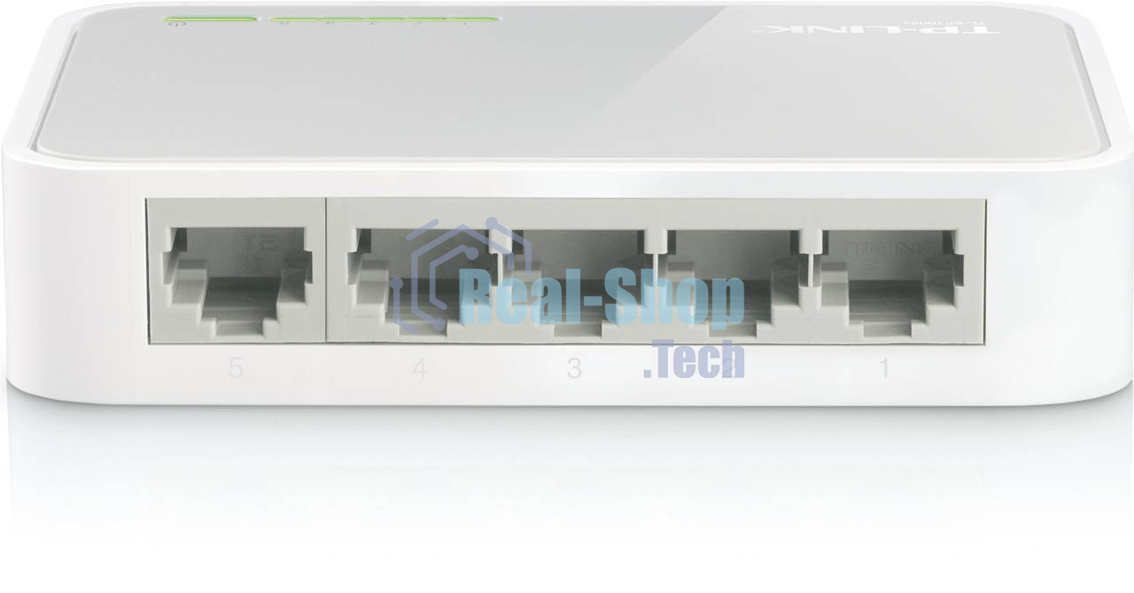 Коммутатор TP-Link SOHO TL-SF1005D Коммутатор 5-port 10/100M mini Desktop Switch, 5 10/100M RJ45 ports, Plastic case