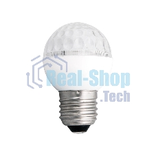 Лампа шар Neon-night e27 9 LED Ø50мм красная