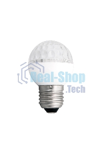 Лампа шар Neon-night e27 9 LED Ø50мм красная