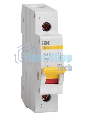 Выключатель нагрузки ВН-32 63А/1П ИЭК MNV10-1-063