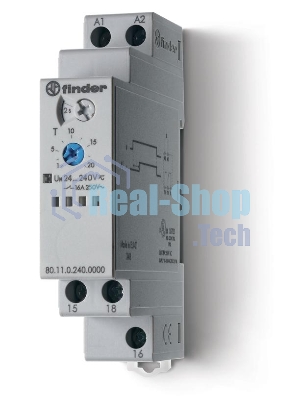 Реле времени 1CO 16А FINDER 801102400000