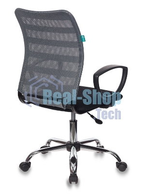 Кресло Бюрократ CH-599AXSL/32G/TW-11 серый/черный, сетка, 120 кг, механизм качания