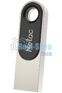Флешка USB Netac U278 NT03U278N-016G-20PN, 16Gb, USB 2.0, металлическая матовая