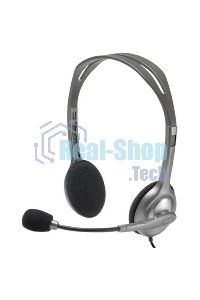 Гарнитура проводная Logitech Headset H110 grey (981-000472/981-000271)