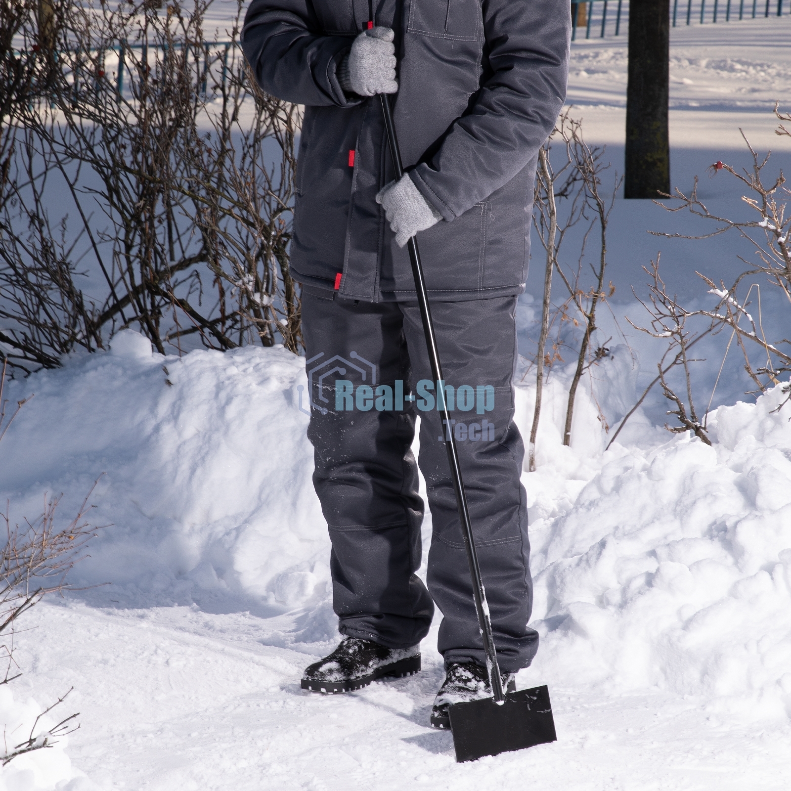 Ледоруб-скребок Сибртех 200 мм, 1,1 кг, металлический черенок