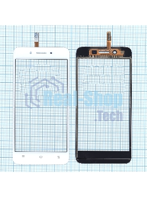 Сенсорное стекло (тачскрин) для Vivo Y53 (Y53i), белое