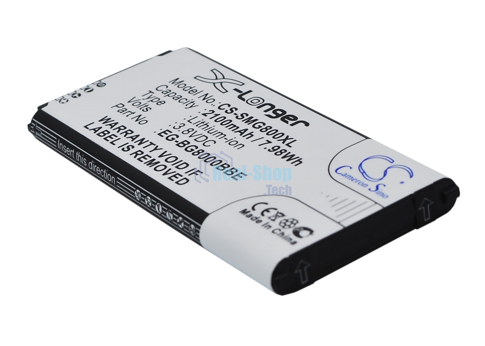 Аккумулятор CameronSinoCS-SMG800XL BG-BG800BBE для Samsung Galaxy S5 Mini SM-G800F3.85V / 2100mAh / 8.09Wh
