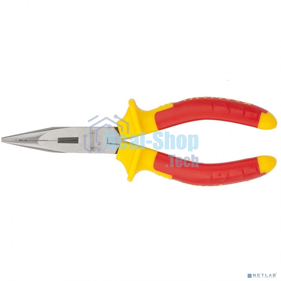Длинногубцы Matrix прямые Insulated, 160мм, двухкомпонентные рукоятки PROFESSIONAL