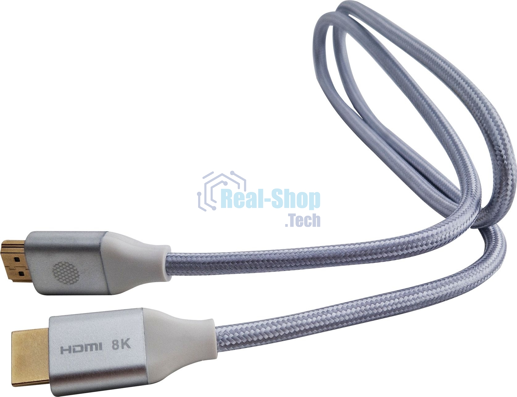Кабель аудио-видео Cactus CS-HDMI.2.1-1 HDMI (m)/HDMI (m) 1м. позолоченные контакты серебристый