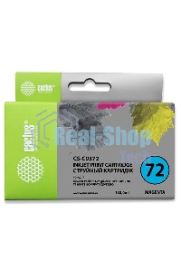 Картридж струйный Cactus CS-C9372 №72 фото пурпурный (130 мл.) для HP DJ T610/T620/T770/T1100/T1100/T1120/T1200