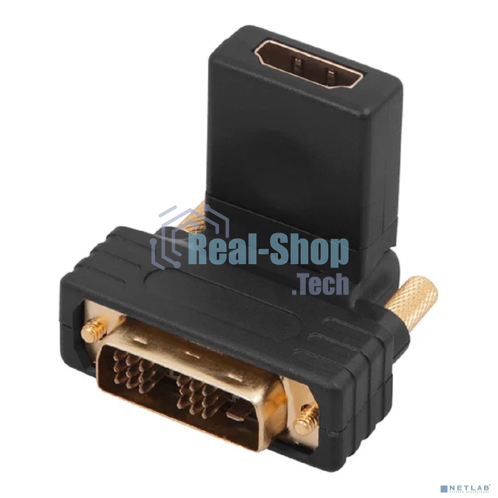 Переходник штекер DVI-D - гнездо HDMI, поворотный Rexant