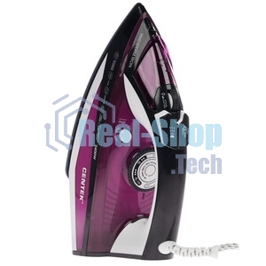 Утюг Centek CT-2344 фиолетовый/белый, 2200 Вт, 45 г/мин, 145 г/мин, 320 мл